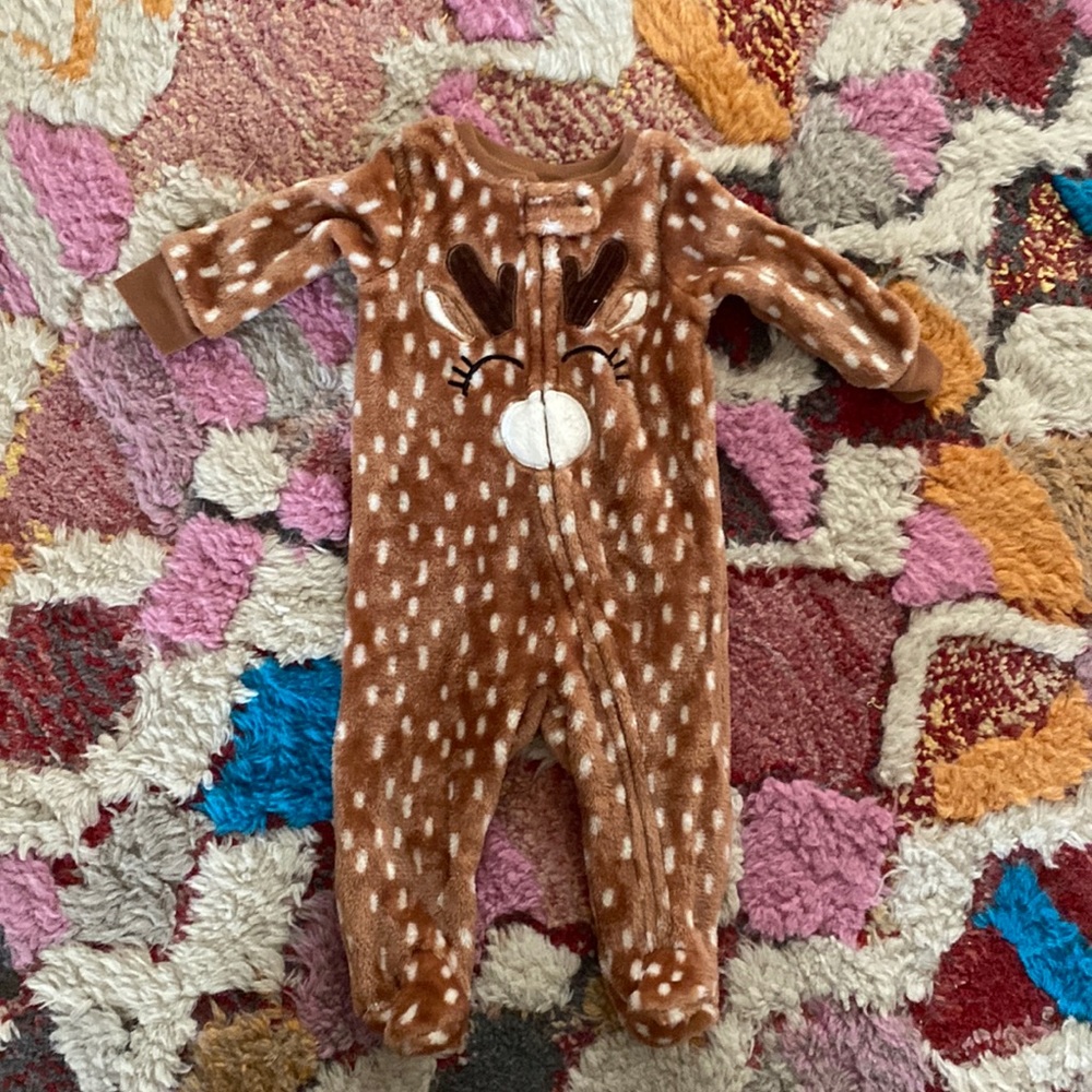 Footed fuzzy onsie